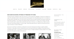 Desktop Screenshot of premierepicturesinc.com